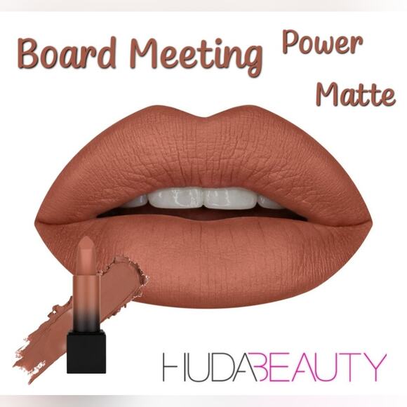 Board Meeting | Power Matte Bullet Lipstick | Huda Beauty | Brand New in Box - Picture 1 of 16